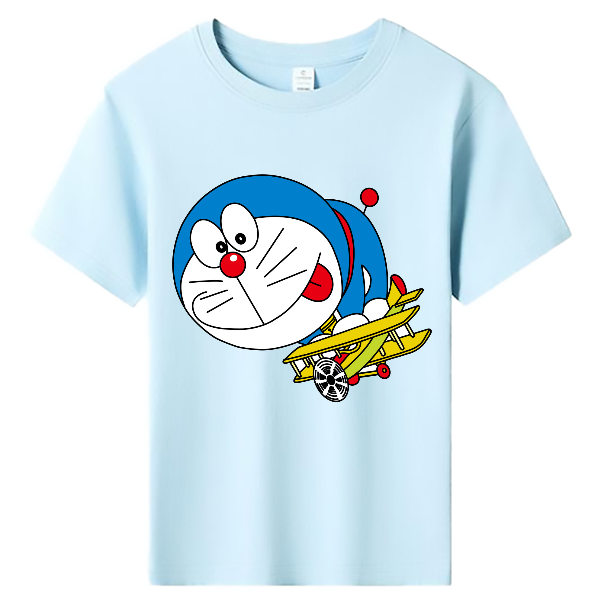 （画像用） ドラえもん Doraemon 綿100％キッズTシャツ（フロントプリント）